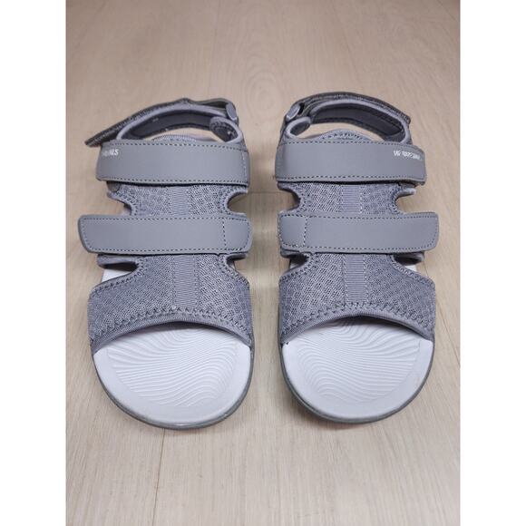 HIKE Footwear HF Bare Sandals – Women’s Size 7 Adjustable Gray Sport Sandals - Picture 8 of 11